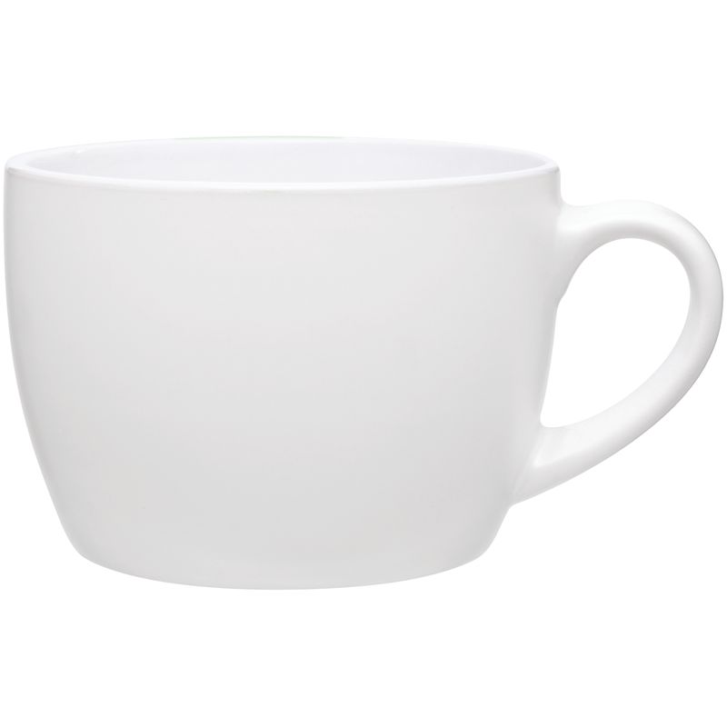 18 oz bolzano mug - matte white